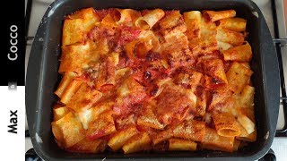 PASTA al FORNO dell ULTIMO MINUTO senza BESCIAMELLA [upl. by Herculie]