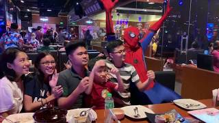 Dining and Having Fun with the Superheroes [upl. by Livingston]