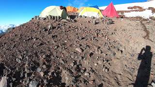 Chimborazo Summit Push 1 High Camp  RAW Footage [upl. by Tehr]