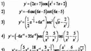 Derivada de Funciones Trigonométricas [upl. by Netnerb]