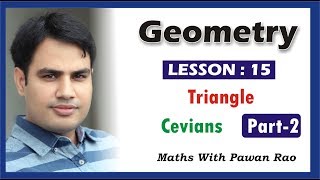 Cevians of Triangles in Hindi amp English  Problems amp Solutions for SSC  Lesson  15  Part 2 [upl. by Assinna]