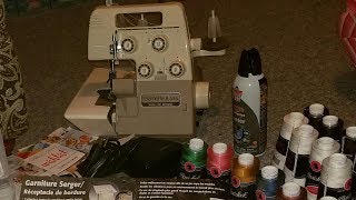 12 New yet old serger Bernina Burnette 334 [upl. by Ninaj488]