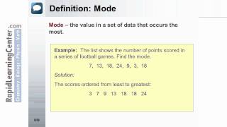 Rapid Learning Statistics  What is Central Tendency amp Variability [upl. by Anire357]