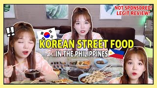 NO AD REAL REVIEW KOREAN JUDGING TRENDING KOREAN STREET FOOD IN THE PHILIPPINES DASURI CHOI [upl. by Xonk985]