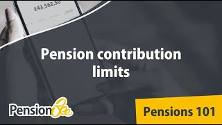 Pension contribution limits  Pensions 101 [upl. by Htebiram]