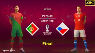 FIFA 23  PORTUGAL vs CZECHIA  RONALDO vs SCHICK  FIFA WORLD CUP FINAL  4K [upl. by Carlene]