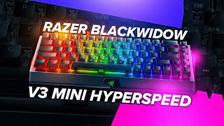 KOZACKA KLAWIATURA 65 OD RAZER  RAZER BLACKWIDOW V3 MINI HYPERSPEED [upl. by Nawyt275]