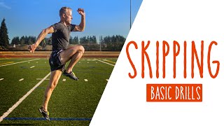 Skipping Drills To Improve Running Technique And Prevent Injury  Basic [upl. by Yenor]