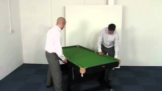 wwwtopofthecuecom  BCE FS6 6ft Folding Snooker Tablepool table [upl. by Haerle]