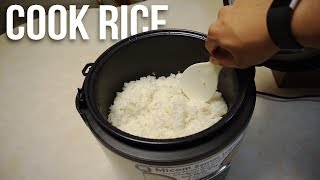 How to Cook Rice in a Rice Cooker EASY [upl. by Bobker]