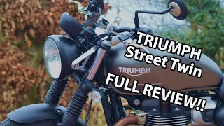 Triumph Street Twin 900 Full Honest Review Maybe not [upl. by Ynnad774]