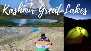 Great Lakes Trek Hike Through Paradise on Earth  Kashmir Stunning Scenery [upl. by Aramahs]