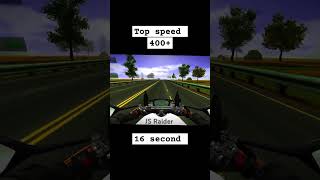 Top Speed 400  traffic rider  Bike game viralvideo shorts trafficrider games fpy tiktok [upl. by Adnilg]