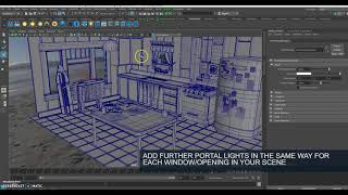 Introduction to RenderMan Lighting in Maya [upl. by Nylecyoj]