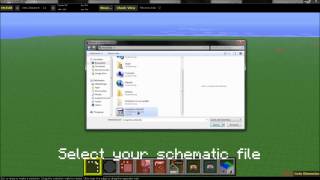 minecraftschematicscom  How to use a schematic [upl. by Jasmin]