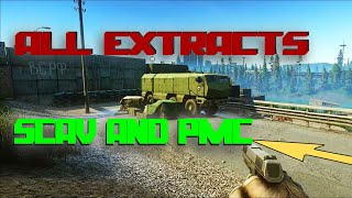 Customs All Extracts Guide Escape from Tarkov [upl. by Sivrad]