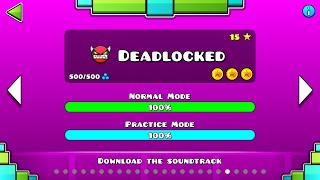 Geometry Dash Deadlocked 3 coins [upl. by Sivatnod710]