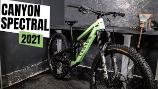 UNBOXING Canyon Spectral 2021 mit 29 Zoll amp erste Testfahrt  Mein neues Enduro Bike  Fabio Schäfer [upl. by Deeraf]