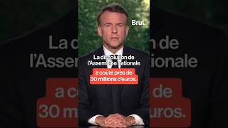 La dissolution a coûté près de 30 millions deuros à lAssemblée nationale [upl. by Helmer]