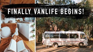 Our first fulltime VAN LIFE experience Road trip in Australia [upl. by Brok605]