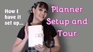 Planner Setup Daytimer Malibu w Franklin Covey Inserts [upl. by Llorrad]