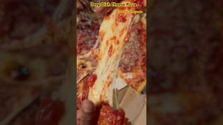 🇺🇸 America வில் Amazing dinner at Lou Malnati’s Pizza in Chicago 🍕 [upl. by Eitsirk]