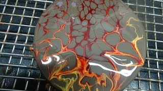 Flame Mirror Glaze CakeRecipe [upl. by Laeria]