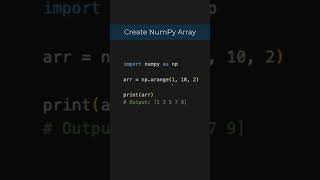 How to Create NumPy Array in Python [upl. by Ylro]