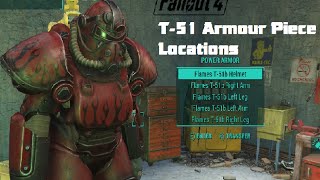 Fallout 4  T51 Power Armor Locations [upl. by Marianne623]