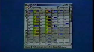 FishCal A Calendar Interface for PDAs 2002 [upl. by Nmutua]