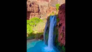 Havasupai Trip 5 First Falls Havasu Falls [upl. by Brock118]