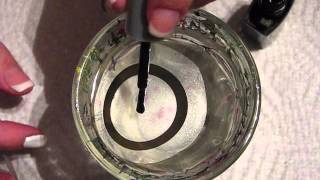 Water Marble Nail tutorial for beginners [upl. by Scarito]