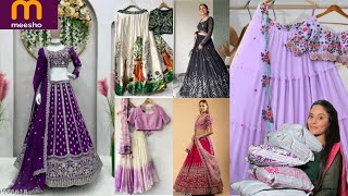 Meesho Lehenga Haul Affordable Lehengas for Wedding Haldi ✨😍 [upl. by Ynnij]