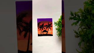 Miniature Watercolor Paintingshorts painting viral [upl. by Ahsienahs25]