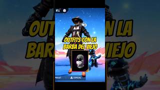 Outfits insanos con la barba del viejo🎅🔥 combinaciones outfits freefire barbadelviejo foryou [upl. by Zosima]