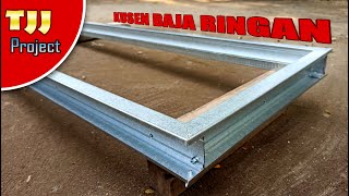 Membuat kusen pintu baja ringan kuat dan anti rayap [upl. by Linnette]