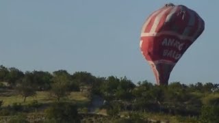 Hot air balloon crashes to the ground in Turkey [upl. by Hezekiah]