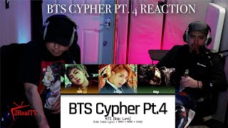 BTS CYPHER PT 4 REACTION [upl. by Dole]