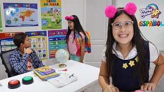 Maria Clara y JP en un día en la escuela  Una historia divertida en la clase [upl. by Corso]