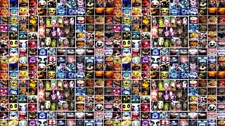 FNAF All Jumpscares in 16 Minutes FNAF 1 2 3 4 SL FFPS UCN HW COD AR SB Ruin 20142023 [upl. by Blackmun101]