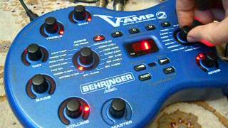 Behringer Vamp 2 demo quick tour of general settings [upl. by Einaej]