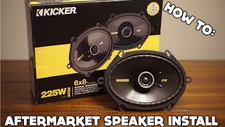 How to install aftermarket speakers on ANY car [upl. by Ahsimaj]