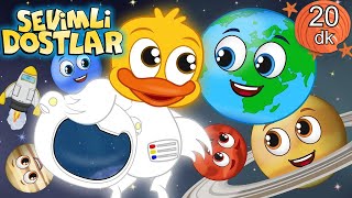 Gezegenler 🌑🌕ve 20 dk Sevimli Dostlar Bebek ve Çocuk Şarkıları  Adisebaba TV  Nursery Rhymes [upl. by Suilenroc513]