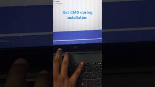 Use this shortcut to open CMD during window installation shortcutkeys tipsandtricks windowstips [upl. by Efram]