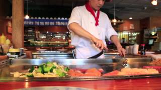 Hibachi chef live at nagoya [upl. by Laughry]