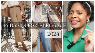 Glow Up Diaries16 BASIQUES DELEGANCE à AVOIR DANS SON DRESSING EN 2024 BON PLAN PETIT BUDGET [upl. by Leiser]