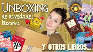 Festejando la vida con libros nuevos  UNBOXING LITERARIO [upl. by Ruskin287]