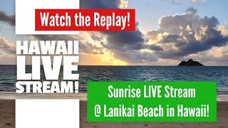 Hawaii Travel Live Stream Sunrise Walk Lanikai Beach  Oahu Hawaii  Hawaii Travel  Visit Hawaii [upl. by Khichabia581]