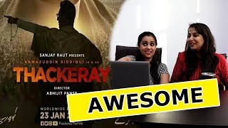 Thackeray Official Trailer Reaction  Nawazuddin Siddiqui Amrita Rao [upl. by Atsok]