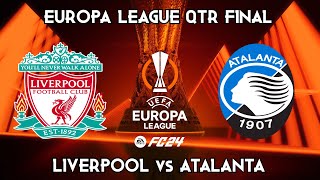 Liverpool vs Atalanta Europa League 1st Leg FC 24 [upl. by Proudlove]